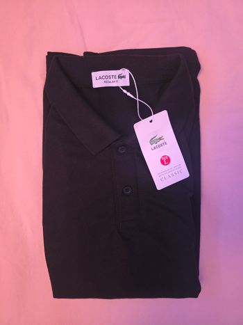 Polo Lacoste Noir L