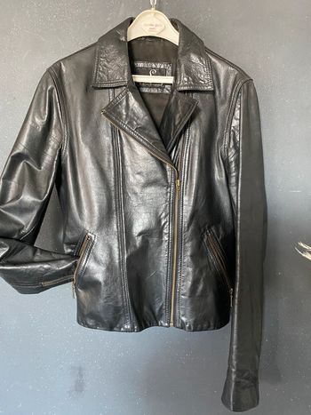 Blouson cuir de chèvre