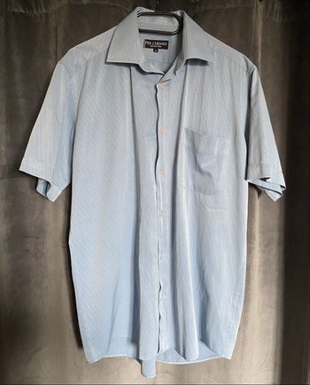 Chemise à rayures à manches courtes