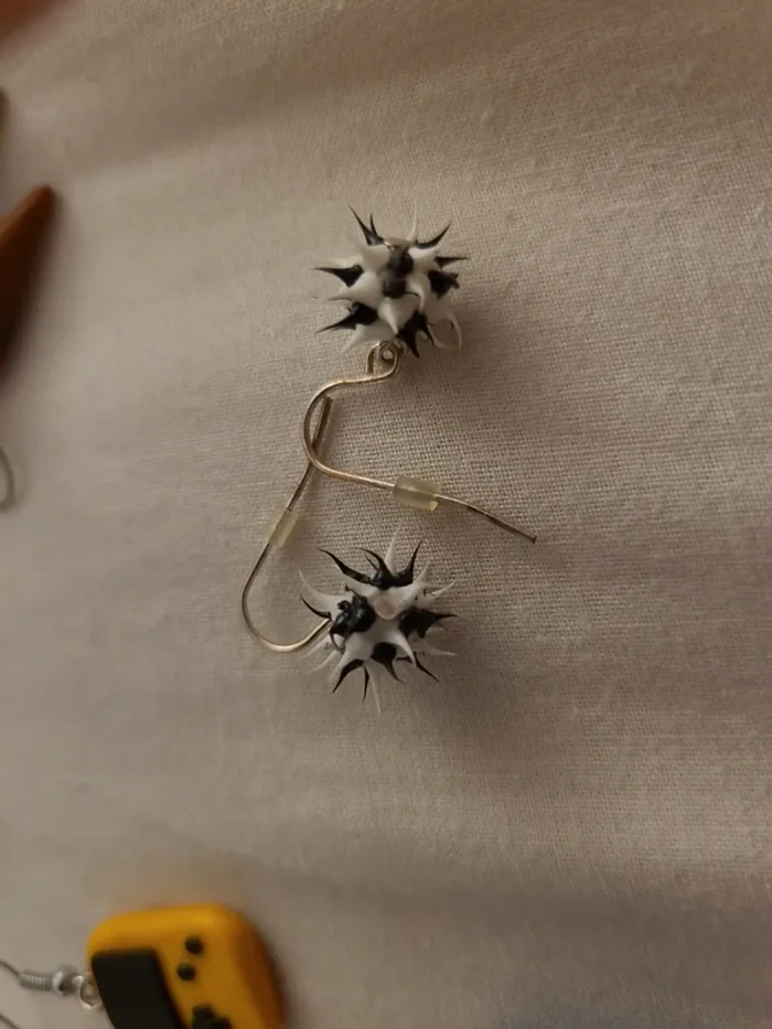 Lot de 7 paires de boucles d'oreilles rigolotes - photo numéro 7