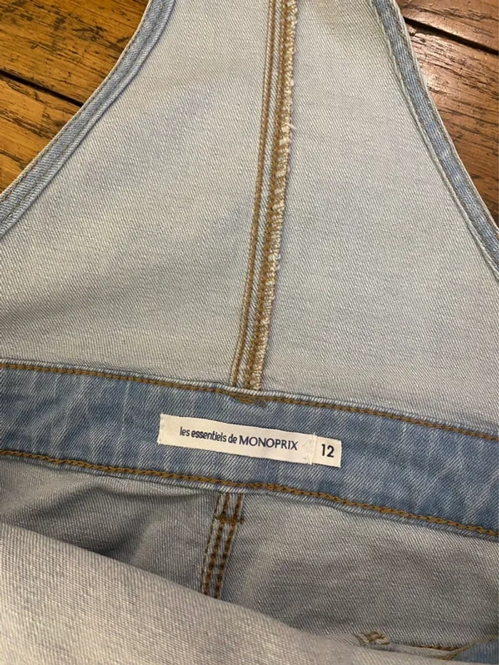 Salopette jeans Monoprix Taille 12 ans - photo numéro 18