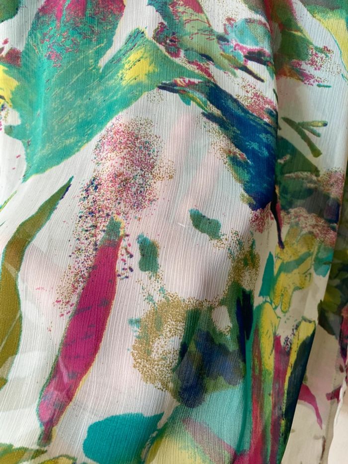 Robe voile brodé multicolore Yi Xiang XL - photo numéro 11