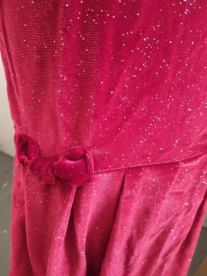 Robe sans manche rouge brillante Taille 4 ans - photo numéro 2