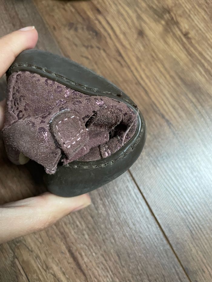 Chaussures fille cuir souple DPAM pointure 20 - photo numéro 4