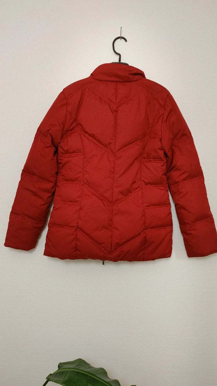 Grosse doudoune rouge en duvet - photo numéro 7
