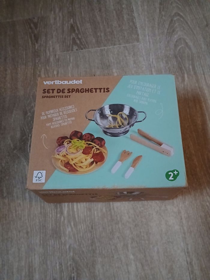 Jouet set spaghettis neuf vertbaudet
