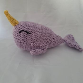 Baleine licorne au crochet