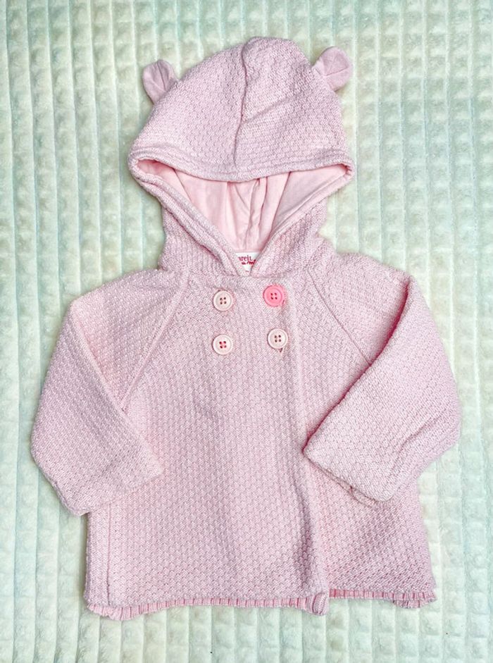 Veste fille à capuche 12 mois, DPAM - photo numéro 2