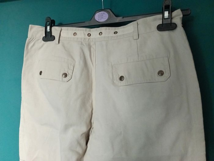 Pantalon en coton écru - photo numéro 5
