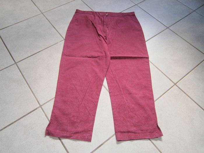 Pantalon été rose fuchsia Taille 42 - photo numéro 2