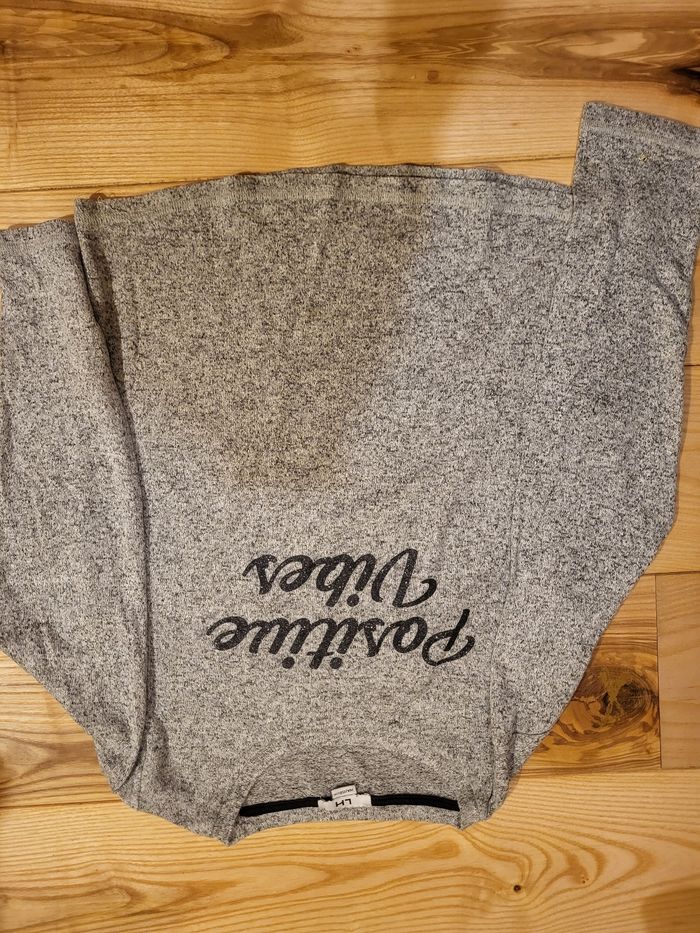 Thee shirt manche longue gris