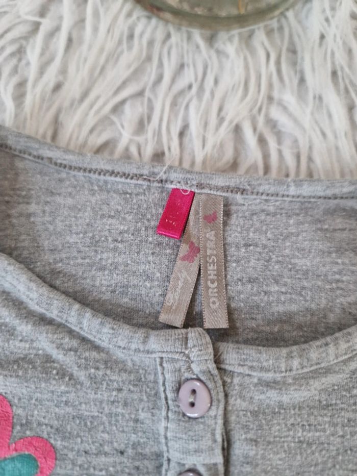Tee shirt ML leger Orchestra fille T 5ans - photo numéro 3