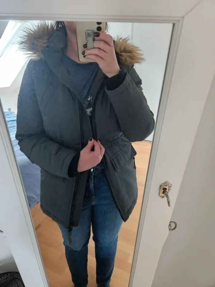 Parka vert foncé 38 Nafnaf - photo numéro 12