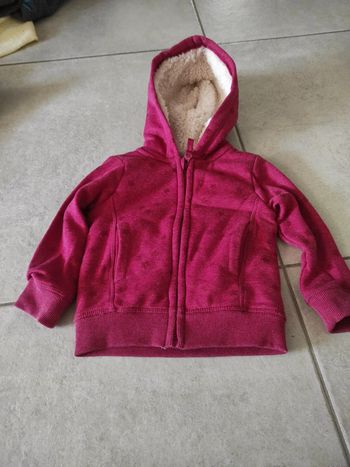 Gilet doublé polaire tex 2-3ans