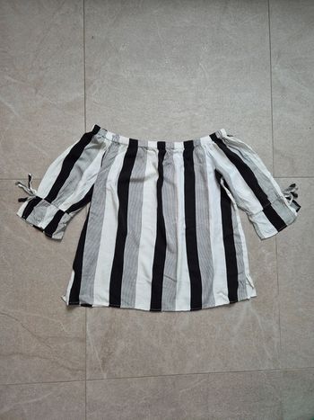 Blouse 3/4 épaules dénudées
