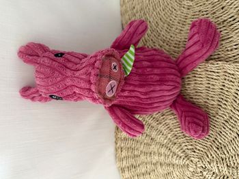 Cochon "Jambonos" LES DEGLINGOS doudou rose