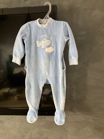 Pyjama bébé bleu 6 mois 