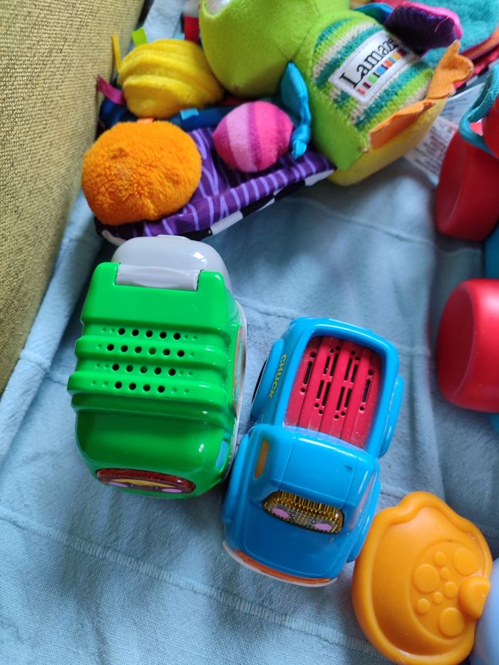 Lot jouets eveil lamaze janod tut tut bolide - photo numéro 3