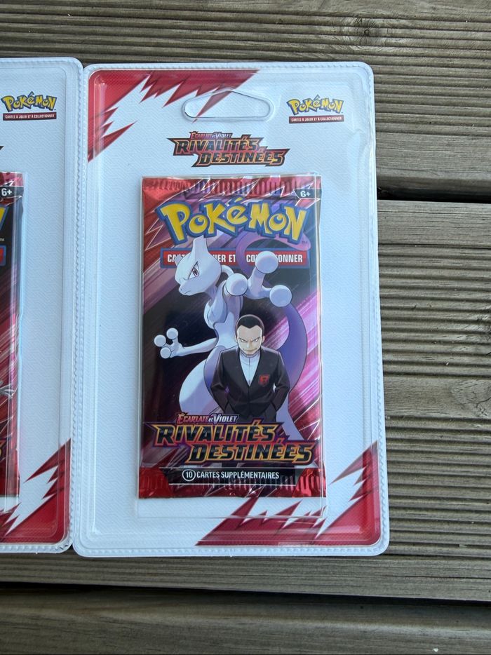 Artset blister Pokémon ev10 Rivalités Destinées team rocket - photo numéro 5