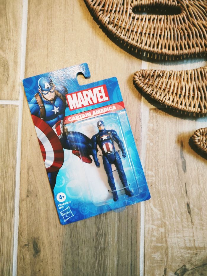 💫Coffret figurine Captain America Avengers Marvel - marque Hasbro - neuf