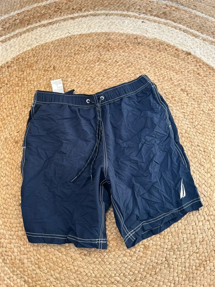 Short de Bain Nautica Marine Homme M | Très Bon État | Style Classique | BS1984