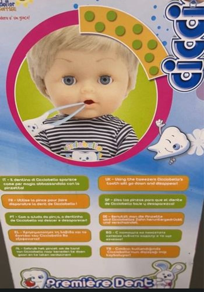 Poupon cicciobello première dent - photo numéro 8