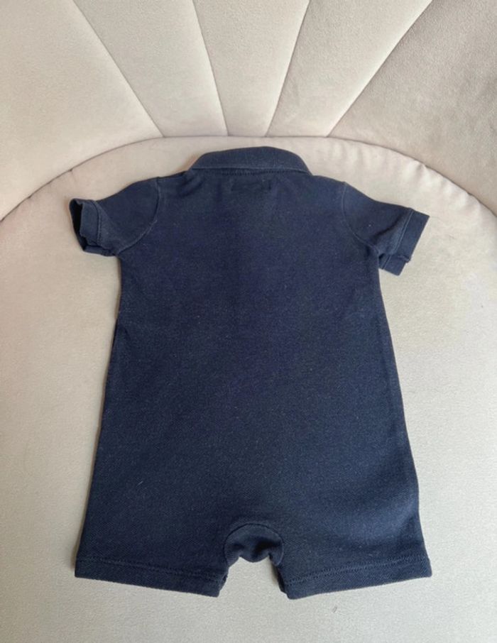 Combishort polo piqué de coton manches courtes 3 mois - Ralph Lauren - photo numéro 6