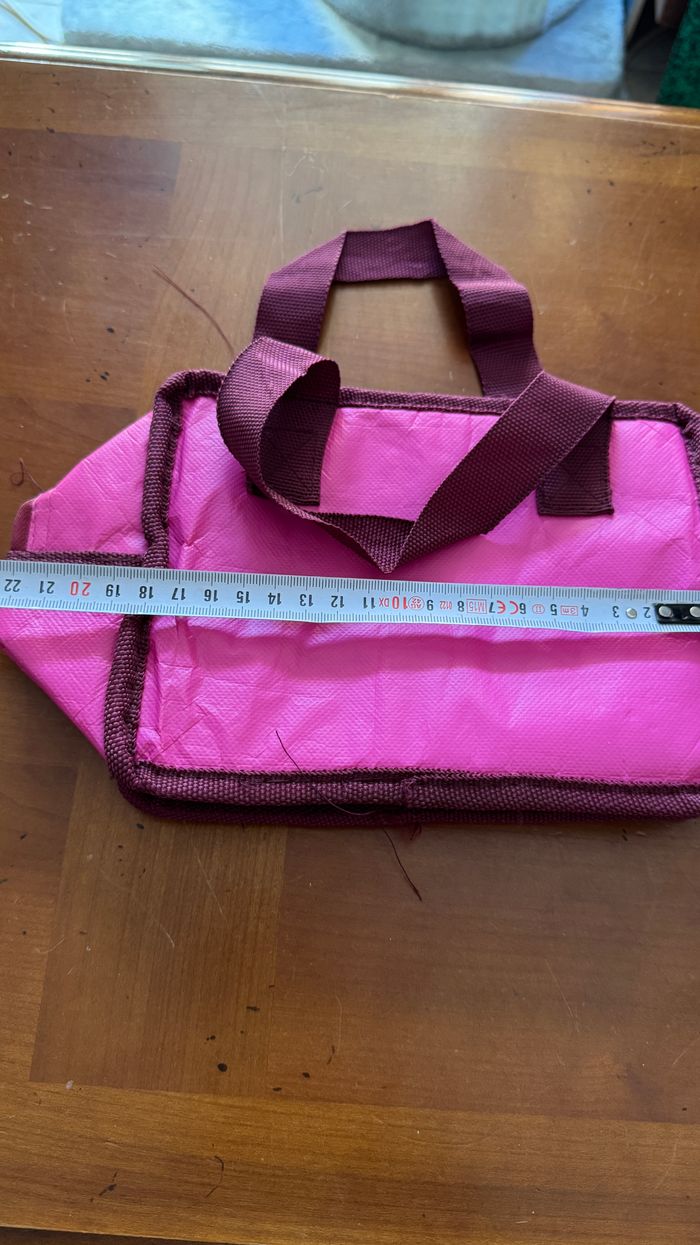Sac isotherme glacière repas rose - photo numéro 5