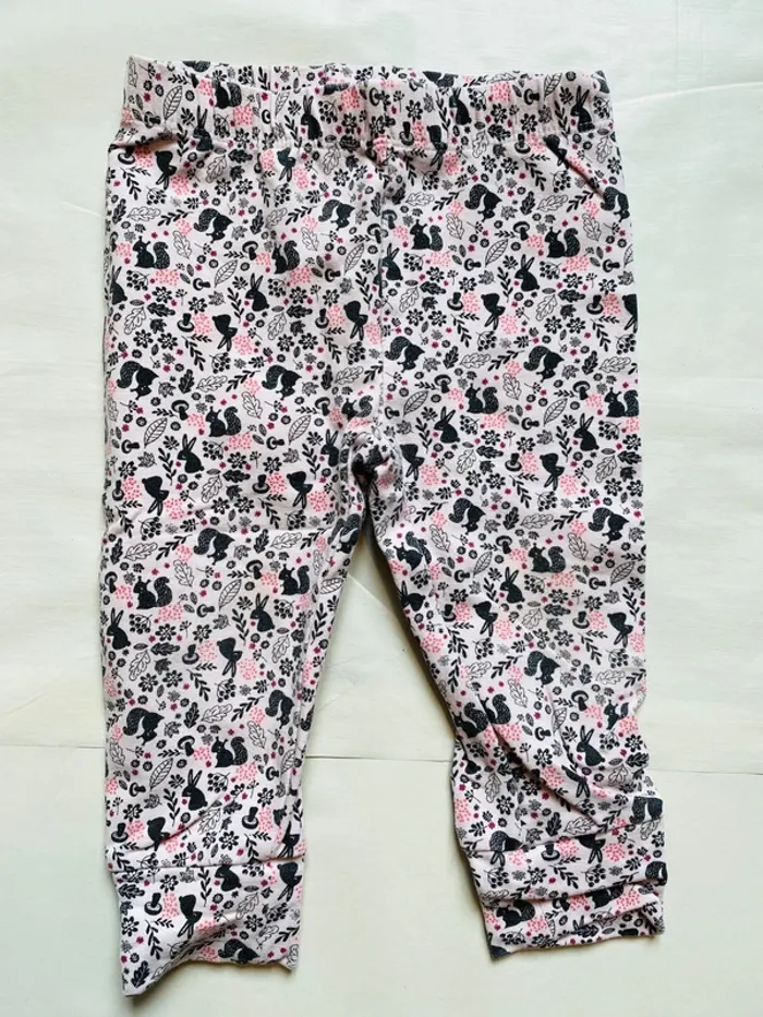 Lot 6 leggings fille 12 mois - photo numéro 4