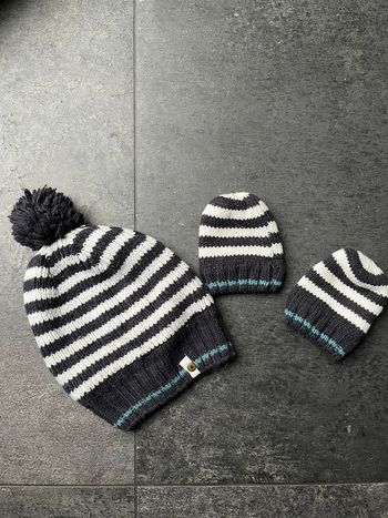 Bonnet et moufles Vertbaudet 3-6 mois