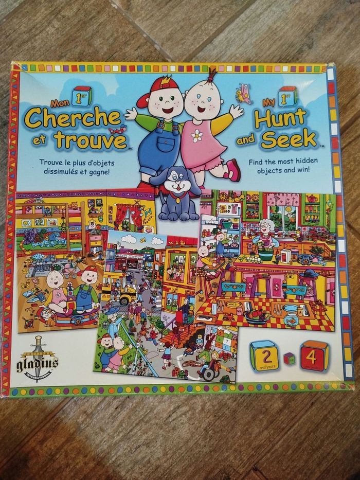 Jeu éducatif, Mon 1er Cherche et trouve, éditions Gladins, BEG
