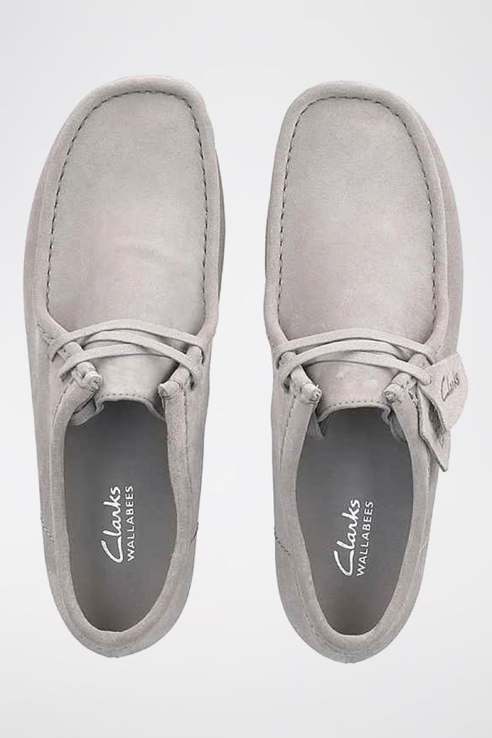 Clarks Derbys en nubuck Wallabee Evo - Gris clair - photo numéro 2