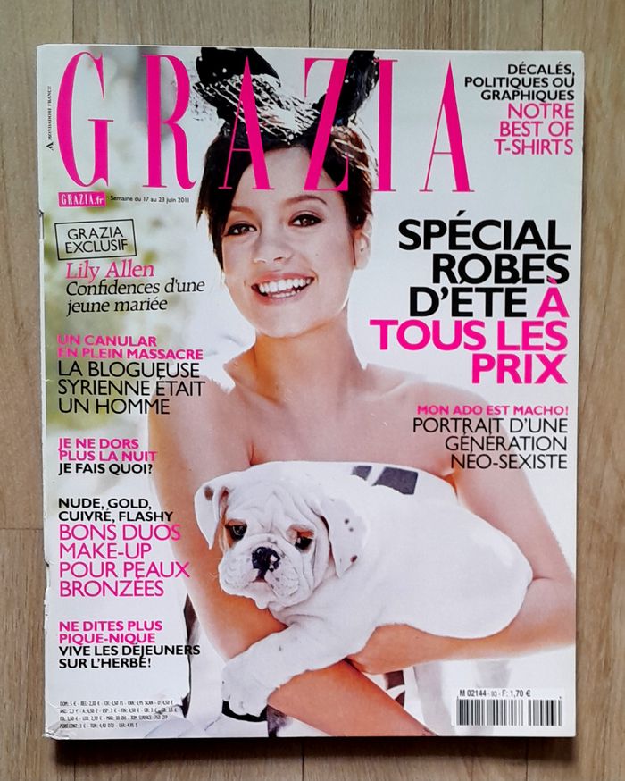 Magazine Grazia juin 2011 spécial Lily Allen - photo numéro 1