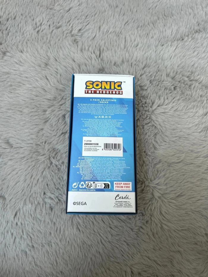 Lot de 5 paires de chaussettes Sonic - photo numéro 3
