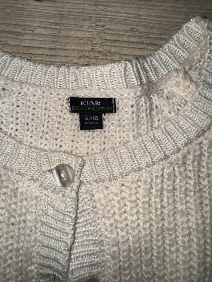 Gilet Kiabi beige TBE - photo numéro 3