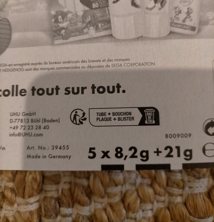 Lot bâton de colle UHU Sonic - photo numéro 3