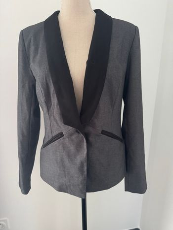 👚 Magnifique blazer noir et gris - taille L femme - Vila clothes - neuf