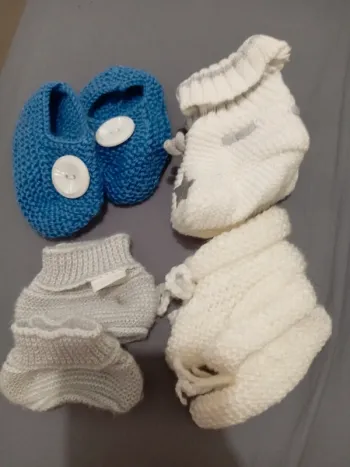 Lot de 4 chaussons