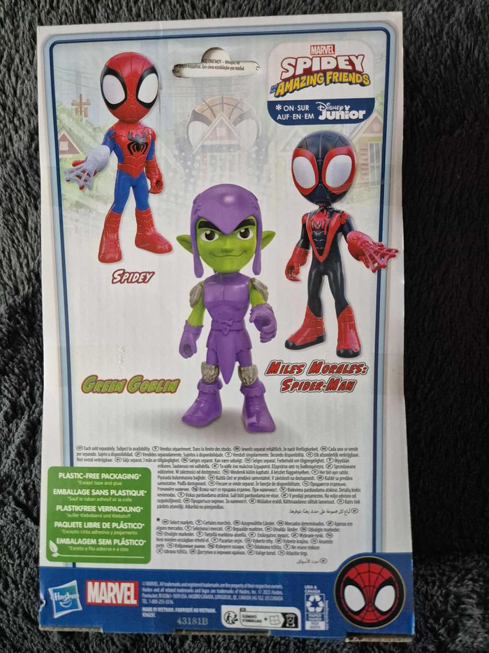 Marvel Spidey and His Amazing Friends Figurine de héros géantes Bouffon vert - photo numéro 3