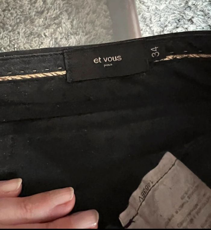 Pantalon droit très bien coupé taille 34 - Et Vous - photo numéro 4