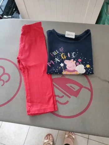 T-shirt et leggings