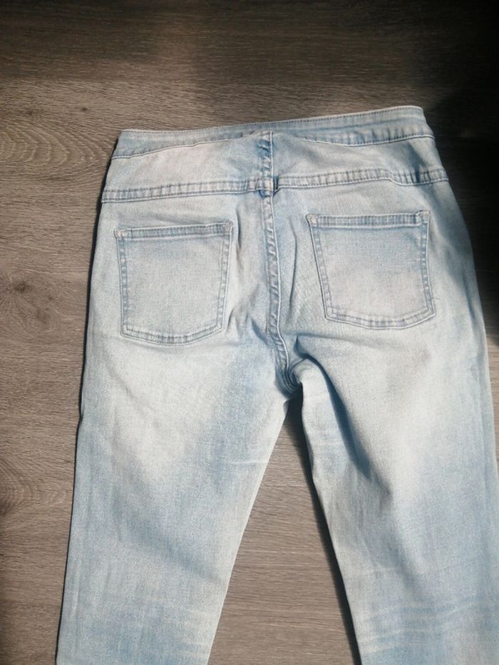 Jean effet usé taille M - photo numéro 6