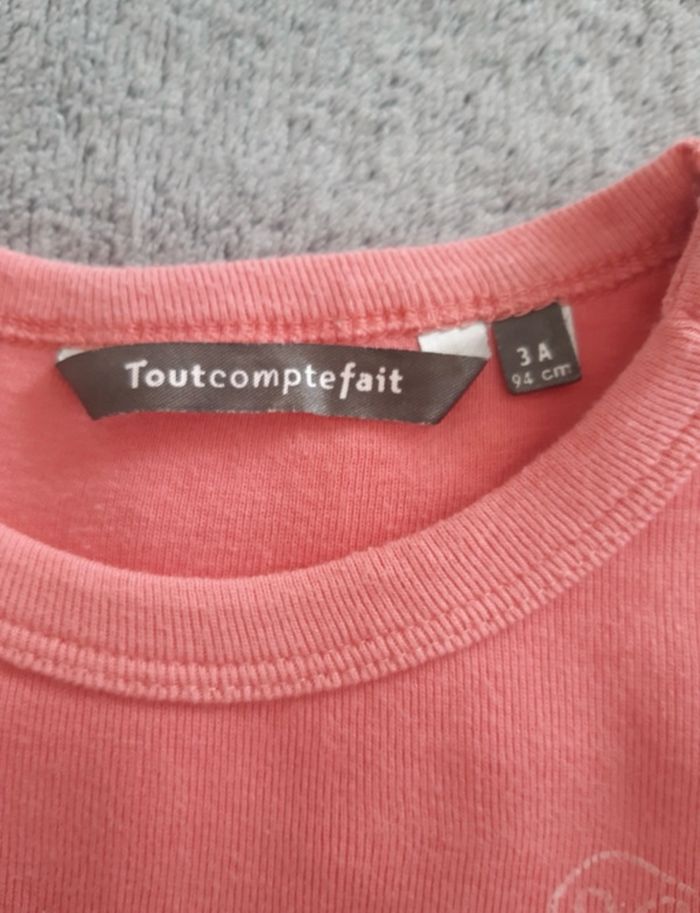 Tee-shirt manches courtes Tout Compte Fait 36 mois/3 ans - photo numéro 2