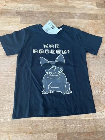 Tee shirt bouledogue