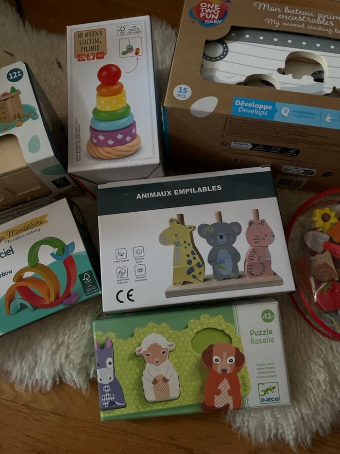 Lot jouets en bois premier âge - photo numéro 3