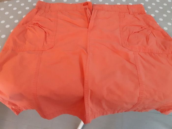 jupe courte orange