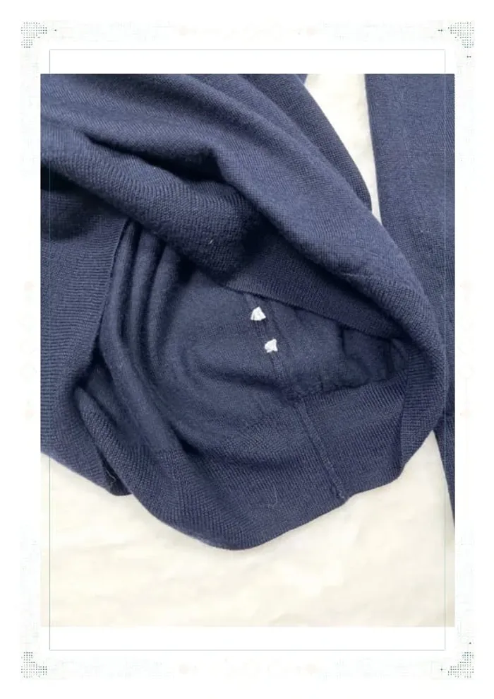 Ralph Lauren pull homme laine mérinos bleu marine col rond taille M - photo numéro 7