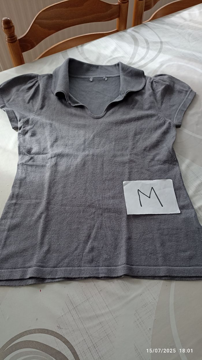 Pull M manche courte