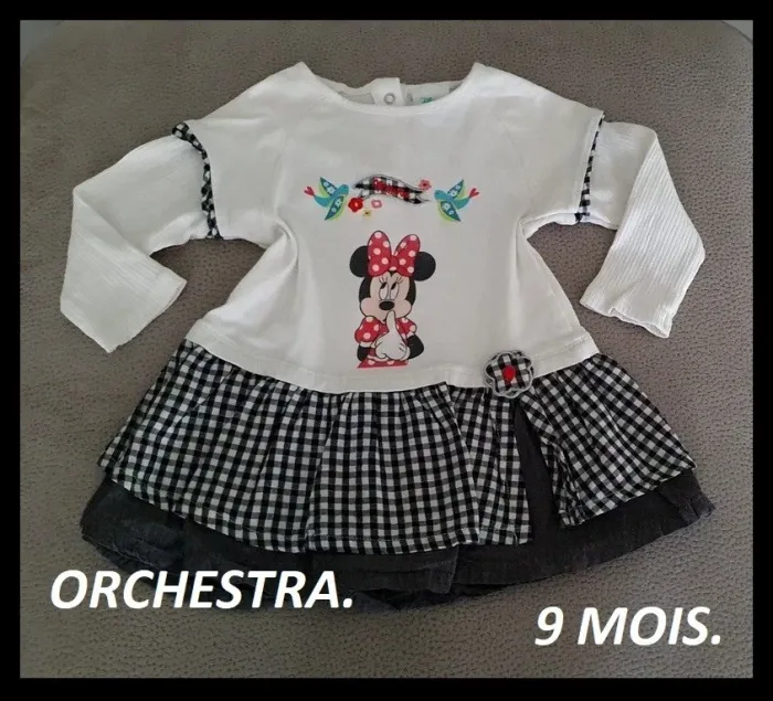 LOT vêtements filles automne, hiver, T: 6 - 9 mois - photo numéro 2