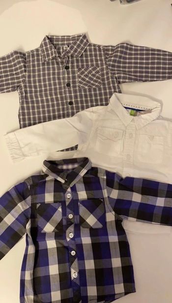 Lot de 3 chemises neuves